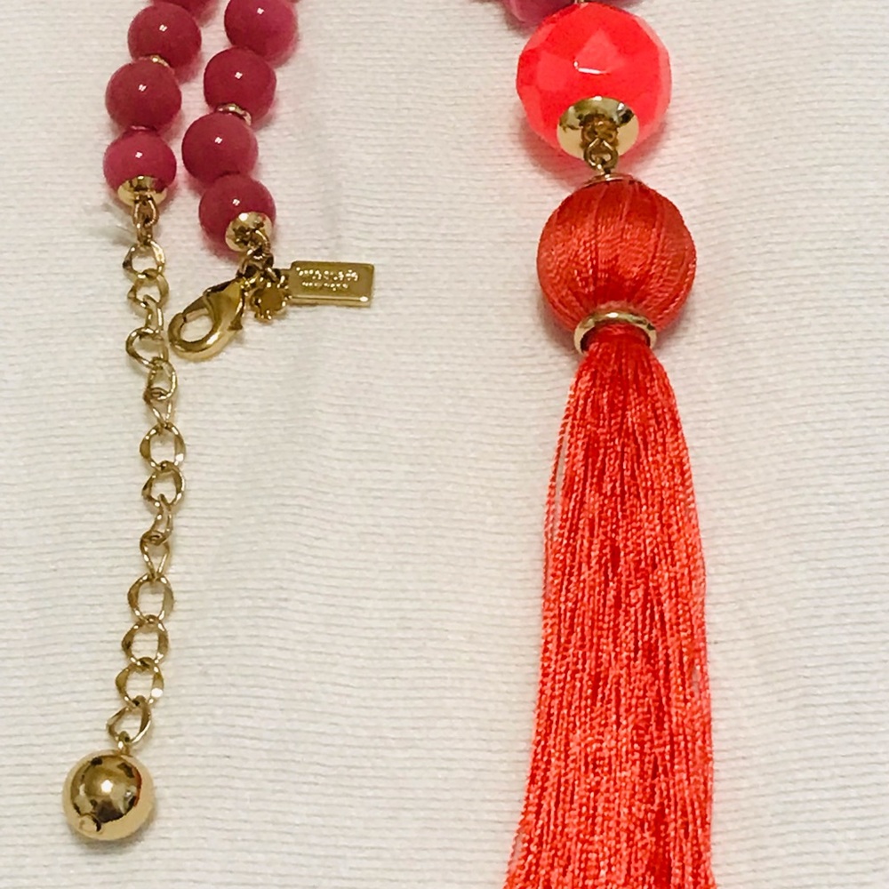Kate Spade Swing of Things Long Tassels Necklace